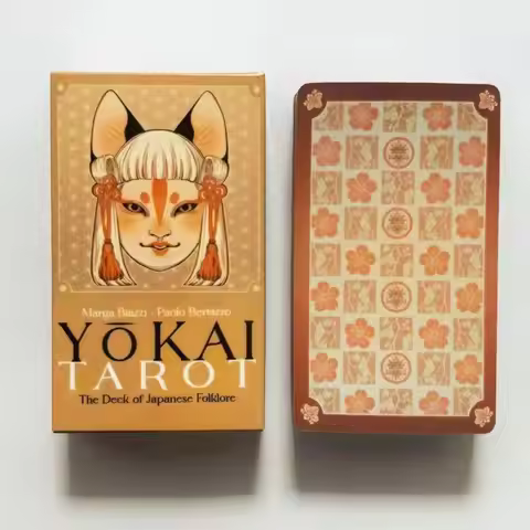 Yokai Tarot Deck 10.3*6cm 78 Pcs Cards Rooted in Japanese Folklore