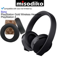 misodiko Replacement Cushions Ear Pads - for PlayStation 4 Gold Wireless - PS4 Headset, Headphones Repair Parts Earpads