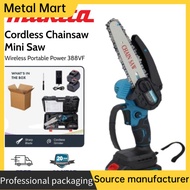 MAKITA 388VF Cordless Chainsaw - Electric Pruning Saw with Rechargeable Lithium Battery