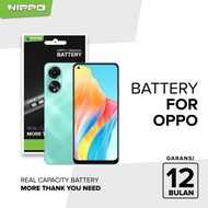 HIPPO BATERAI OPPO A3S/A5/A5S/A7/A7X/A12/A31 2020 C1 (BLP-673) 4200mAh