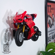 Wall Mount for Lego Technic Ducati Panigale V4 R [42107] (Facing Left or Right)