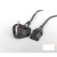 Durable IEC C13 to UK 3-Pin Power Cable, 200cm (OCK548) – Ideal for PCs, Monitors, Printers, and App