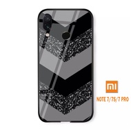 Softcase Glass Kaca Xiaomi Redmi Note 7 / 7S / 7 Pro - J07 - Casing Hp Xiaomi Redmi Note 7 / 7S / 7