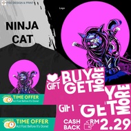 Cat Ninja Kucing Cloth Kids Boy Shirt Girl Kemeja Lelaki Girls Fashion T Corak Viral Budak Baju Kemaja Perempuan Cotton Wanita Baby Newborn Clothes Neck Ladies Panjang Set Woman Putih Dress For Kanak2 Murah Hitam Dresses Clothing Anime Plus Size Tshirt Pr