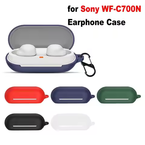 Silicone Headphone Cover For Sony WF-C700N Wireless Earbuds Case Shockproof Bluetooth Earphone Prote