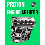 PROTON (GEELY) ENGINE 1.8L 4G18TDB SERVICE REPAIR MANUAL