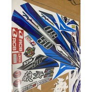 Tem xe elegant 50 xanh đen không bay màu