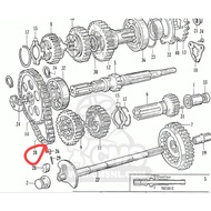 C70/71/72/75/76/77/78/CB72/CB77 ⭐ Motorcycle Chain Drive RK328. 56L.Nos JAPAN Parts.