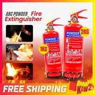 BKK 1kg 2kg Fire Extinguisher Fire Fighter Portable Multipurpose Extinguisher Ingusher ABC Powder Sm