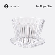 TIMEMORE B75 Wave Dripper กาแฟ Crystal Eye Pour Over Coffee Filter PCTG 1-2ถ้วยกาแฟส้นแบนเพิ่มความสม่ำเสมอ