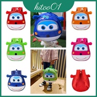 Durable And Lightweight Pvc Backpack For Kids With Fun Cartoon Characters And Trendy Sewing Elements