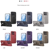 Carbon Fiber Invisible Stand Holder Built-in Magnetic Case for Poco F8 Ultra F8 Pro POCO F7 Ultra M7