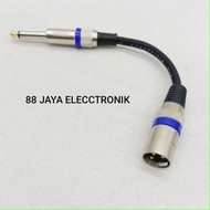 Akai 6.5mm Mono To Xlr Male Audio Jack Converter 50cm