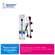 Amara HT 200 Watt Glass Heater Amara Heater 200 Watt Aquarium Heater HT 200
