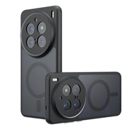 Casing For Vivo X200 Pro Mini VivoX200 X200Pro X200Pro PC Matte Translucent Magnetic Phone Case Shoc