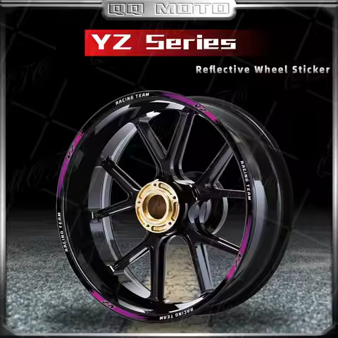 For YZ 450F 450FX 250F 125 125X 250 fx 250 250X Reflective Motorcycle Wheel Sticker Rim Stripe Tape