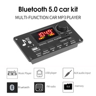 Wireless Bluetooth 5.0 Decoder Board DC 5-24V MP3 WMA Decoding Module Audio Player Support USB TF FM Radio Color Screen MP3 Player Car Kit with Remote Control