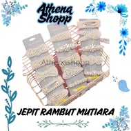 Korean Pearl Hair Clip / Hair Pin / Pearl Hijab Pin Hair Clip / High Quality Hair Pin Clip