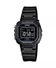 Casio - CASIO 黑色炫風方形電子錶 LA-20WH-1B (小童手錶精選)