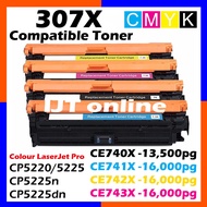 Compatible to HP 307A Color LaserJet CE740X CP5225 CP5225n CP5225dn CP5220 Printer CE740A CE741A CE7