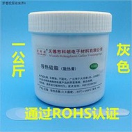 大功率led導熱矽脂路燈散熱膏含銀灰色1kcg導熱