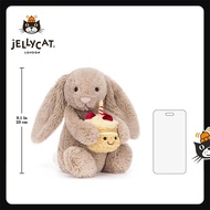 Jellycat Bashful Beige Bunny Birthday Cuddly Toy Present Free Jellycat Blue Dust Bag