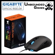 Gigabyte Gaming Wired Aorus Mouse M4 (Ambidextrous design / Real 6400 DPI optical engine with 50dpi 