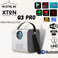 🔥4 .4 Promotion🔥 [Free Delivery + Stand] Q3 PRO 6000 lumens Android Mini Projector HD Projector WIFI LCD Led Projector Home Cinema Support USB/HD/VGA