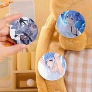 Suichan Hoshimachi Suisei Animation H-Hololive Badges Anime Round Laser Badge Cartoon Brooch Clothes