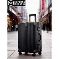 [Thickened] Luggage 2026 New Style Aluminum Frame 24 Trolley Case 20 Boys Girls Code 28 Travel Lugga