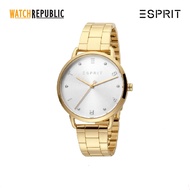 Esprit Gold Stainless Steel Watch For Women EES1L173M0075