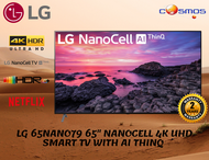 LG NANO79 65 Inch 4K NanoCell Smart TV with AI ThinQ® (2020) 65NANO79