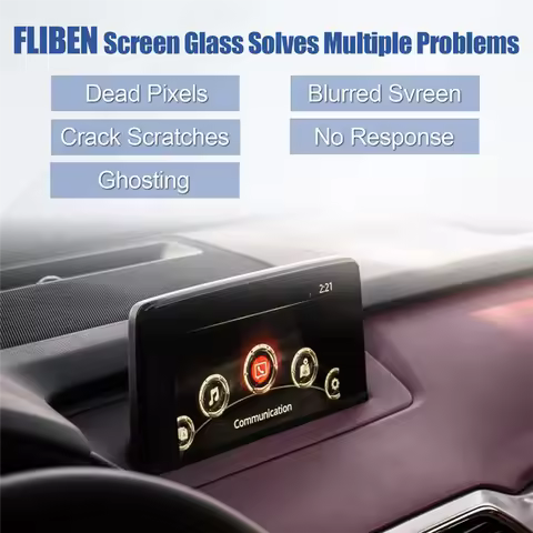 8 Inch Touch Screen Glass Digitizer Navigation Replacement For Mazda CX9 CX-9 2016-2019 TK49-611J0 T