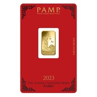 24k / 999 Gold 5 grams PAMP Rabbit Gold Bar