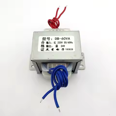 Transformateur 220v 24v EI66 60W Power Transformer DB-60VA 220V to 24V 2.5A AC 24V Monitoring Power 