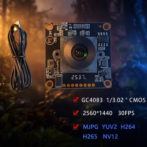 Mini Size 4MP 2560*1440 30FPS H265 GC4083 CMOS UVC CCTV Security USB Webcam Camera for PC ,Laptop, A