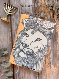 獅子 King of kings 萬王之王 聖經書套 筆記本套 手繪插畫 書套