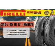 Tyre Tayar Pirelli Diablo Rosso 3 III 240/45x17 Ducati Diavel 1200 TAHUN 2022