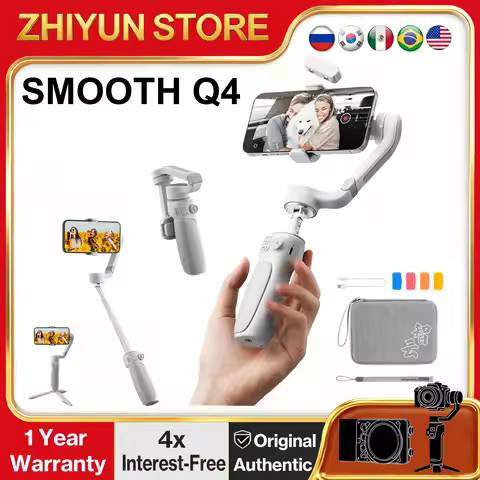 ZHIYUN SMOOTH Q4 3-Axis Foldable and Portable Smartphone Gimbal Stabilizer for iPhone Android to You