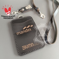 AR.Leather98 Name Genuine CowhideTAG – ID Card Holder with Free Custom Name & Logo -S3L4