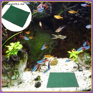 🖼️ Dekorasi Akuarium Rumput, Rumput Plastik Tiruan 25×25cm, Tanaman Hijau untuk Akuarium Ikan