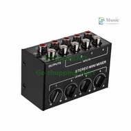 Audio Mixer (Cod) Mixer Audio Stereo Mini Dengan Input Rca 4 Channel