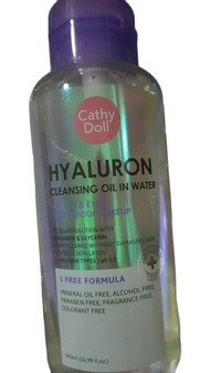 Cathy Doll Hyaluron Cleansing Oil in Water 500ml ( ม่วง)
