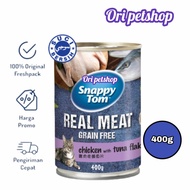 Snappy Tom Canned Chicken Tuna Flakes Wet Cat Food 400g Snappy Tom Wet Food