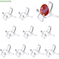 ROCOCODE Display Holder Acrylic Rock Geodes Agate Specimen Easel