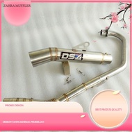 DS4 SUPER OPEN SPEC pipe tube type inlet 51mm 1set for Tmx125 Tmx155 Rusi tc125 155 Raider 150carb/f