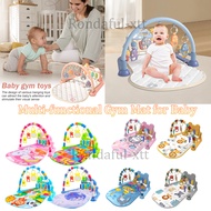 Newborn baby Gym Mat Multi-functional Gym With Kick And Play Piano For Music And Lights Boy Or Girl 