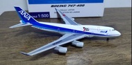 (罕有)1/500 1:500 ANA B747-400 Yokoso Japan JA8958 全日空飛機模型