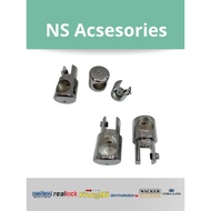 Pipe CONECTOR TO PIPE CONNECTOR GLASS WITH SS BRASS GLASS