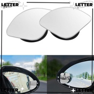 LETTER 2Pcs Wide Angle Car Motorcycle Accessories Blind Spot Mirror